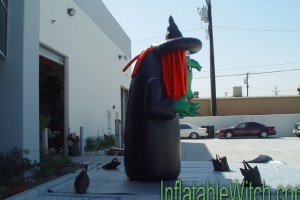 15' Inflatable Witch